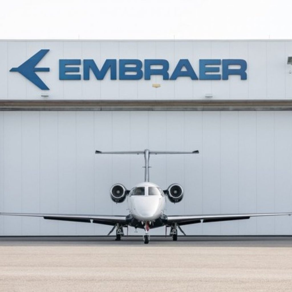 Ação da Embraer cai 8% após redução de contrato com FAB