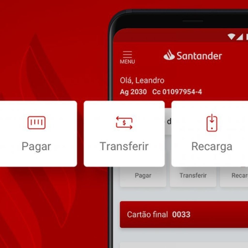 App do Santander (SANB11) sai do ar e usuários reclamam