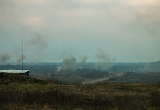 Kiev volta a receber ataques de mísseis