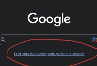Google (GOGL34): campanha contra PL das Fake News será investigada
