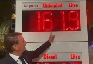 Bolsonaro erra ao comparar preço da gasolina