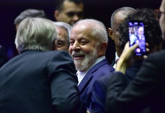 Lula visita Congresso. Foto: Zeca Ribeiro / Câmara dos Deputados